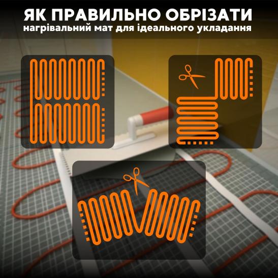 Нагрівальний мат Fenix LDTS M 0,5 м кв./80 Вт